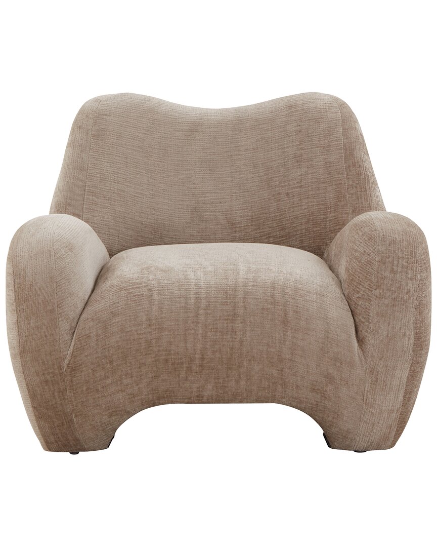 Safavieh Couture Randal Chenille Accent Chair In Brown