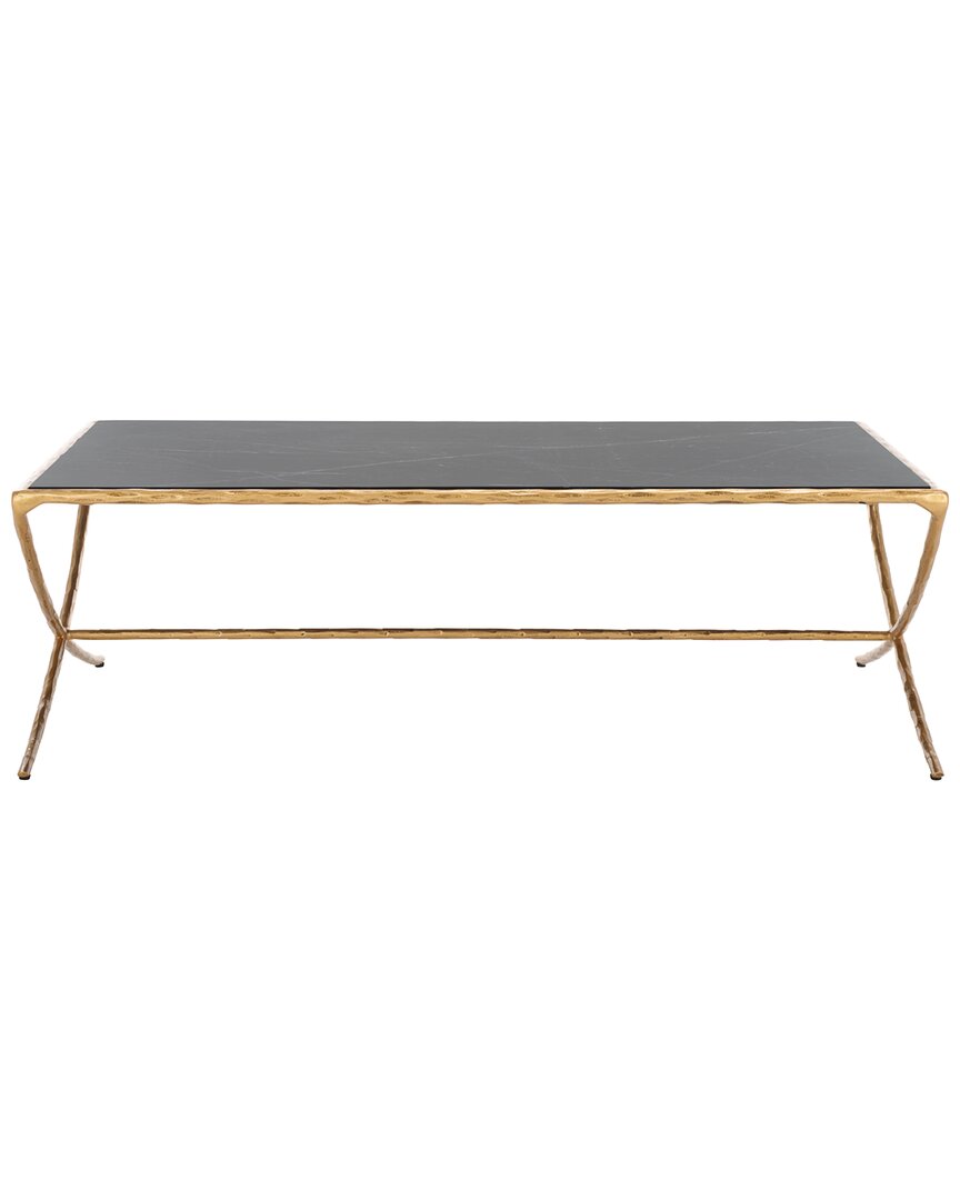 Safavieh Couture Debbie Rectangle Metal Coffee Table