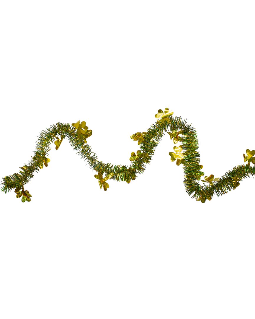 Northlight 25ft St. Patrick's Day Shamrock Garland In Green