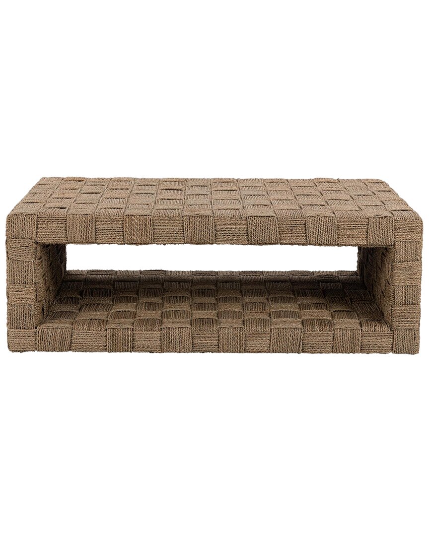 Classic Home Neyla Seagrass Coffee Table