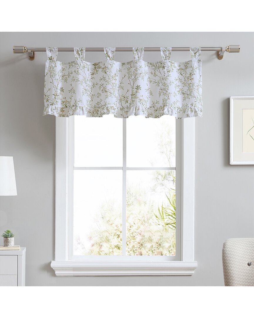 Laura Ashley Lindy Cotton Window Valance In Green