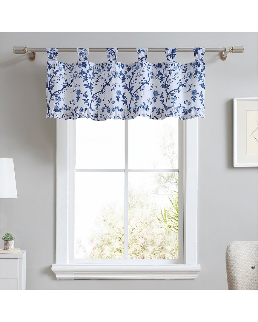 Laura Ashley Elise Cotton Window Valance In Blue | ModeSens