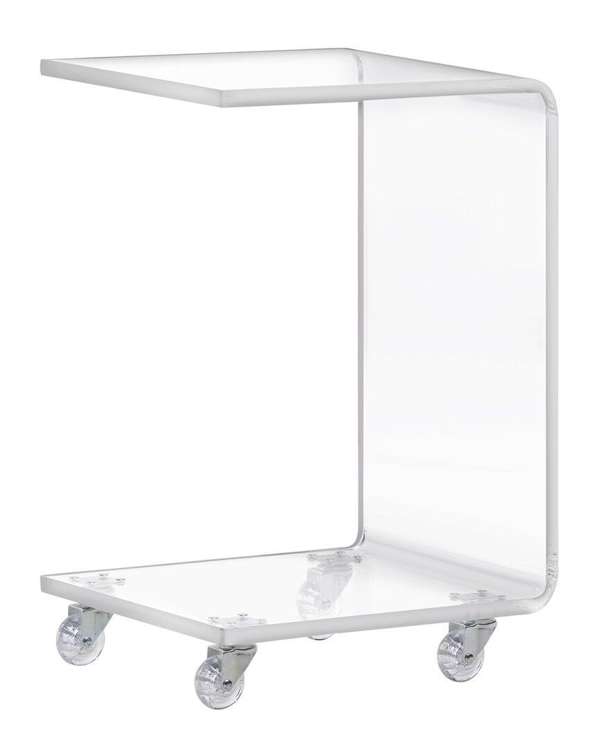 Progressive Furniture Acrylic Chairside Table In Clear