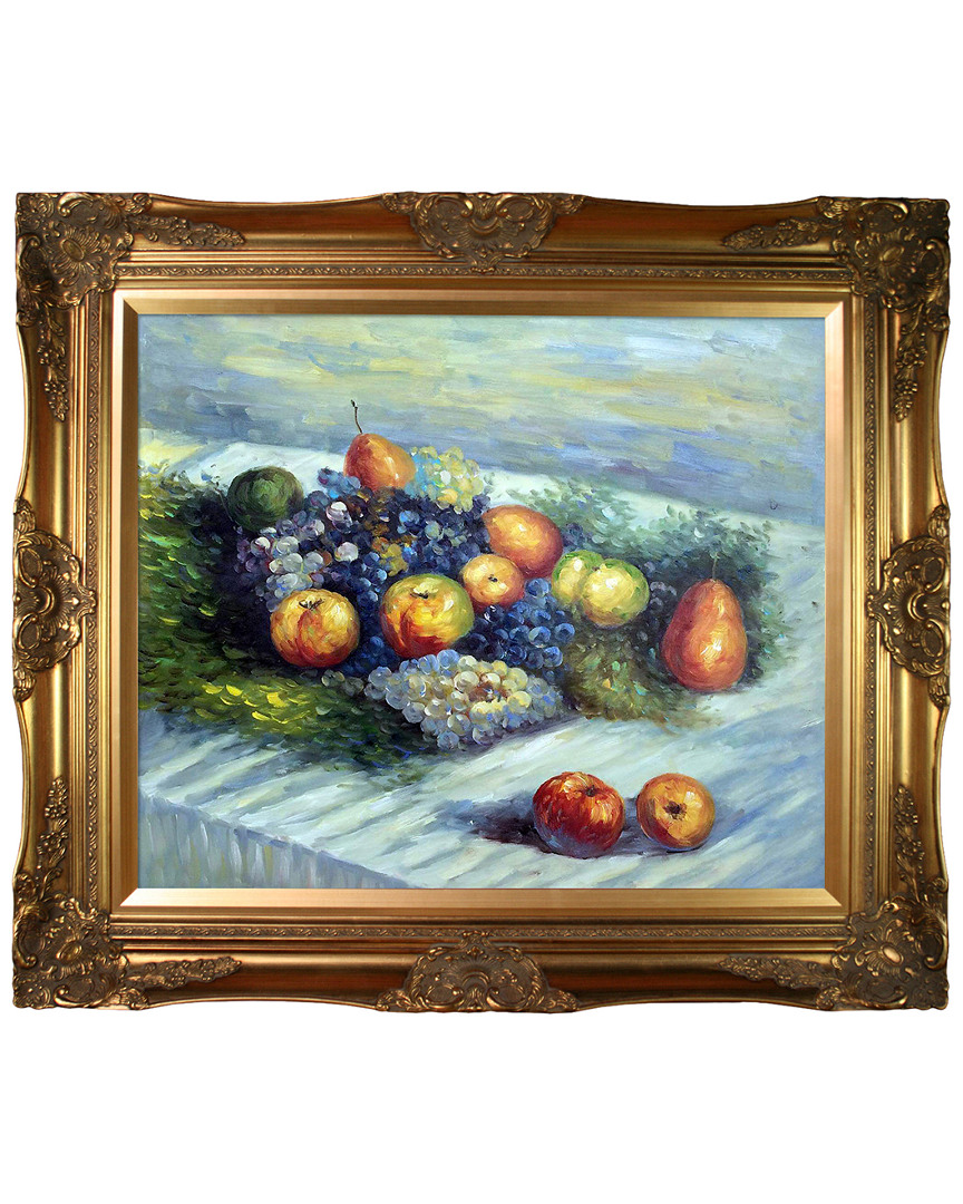 Overstock Art Pears And Grapes Framed Oil Reproduction Of An Original Painting By Claude Monet