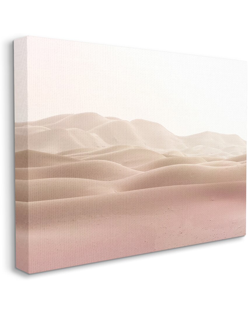 Stupell Industries Desert Sand Dunes Landscape Beige White Sky Stretched Canvas Wall Art By Kim Allen In Beige