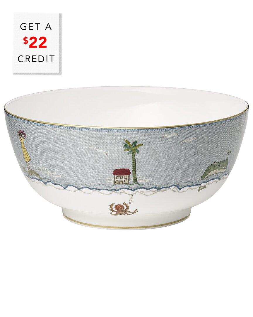 Wedgwood Kit Kemp For Sailor's Farewell Serving Bowl With $22 Credit