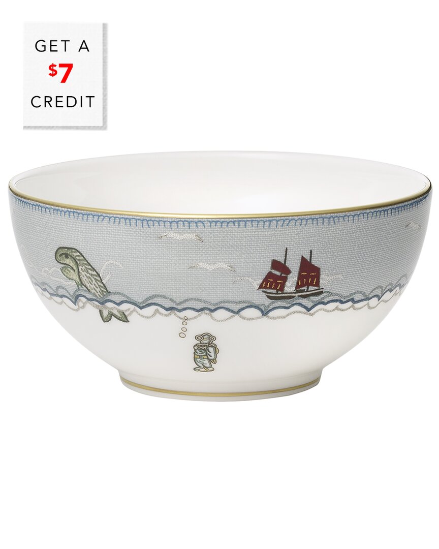 Wedgwood Kit Kemp For  Sailor's Farewell Soup/cereal Bowl With $7 Credit