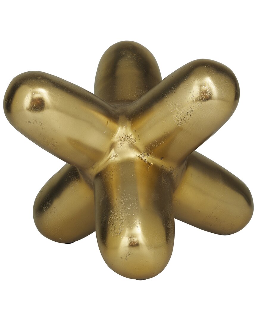 Peyton Lane The Novogratz Abstract Jack Sculpture In Gold