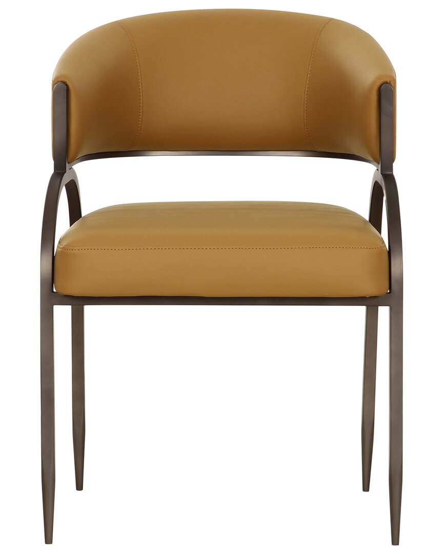 Tov Furniture Tatum Performance Vegan Leather Dining Chair In Tan