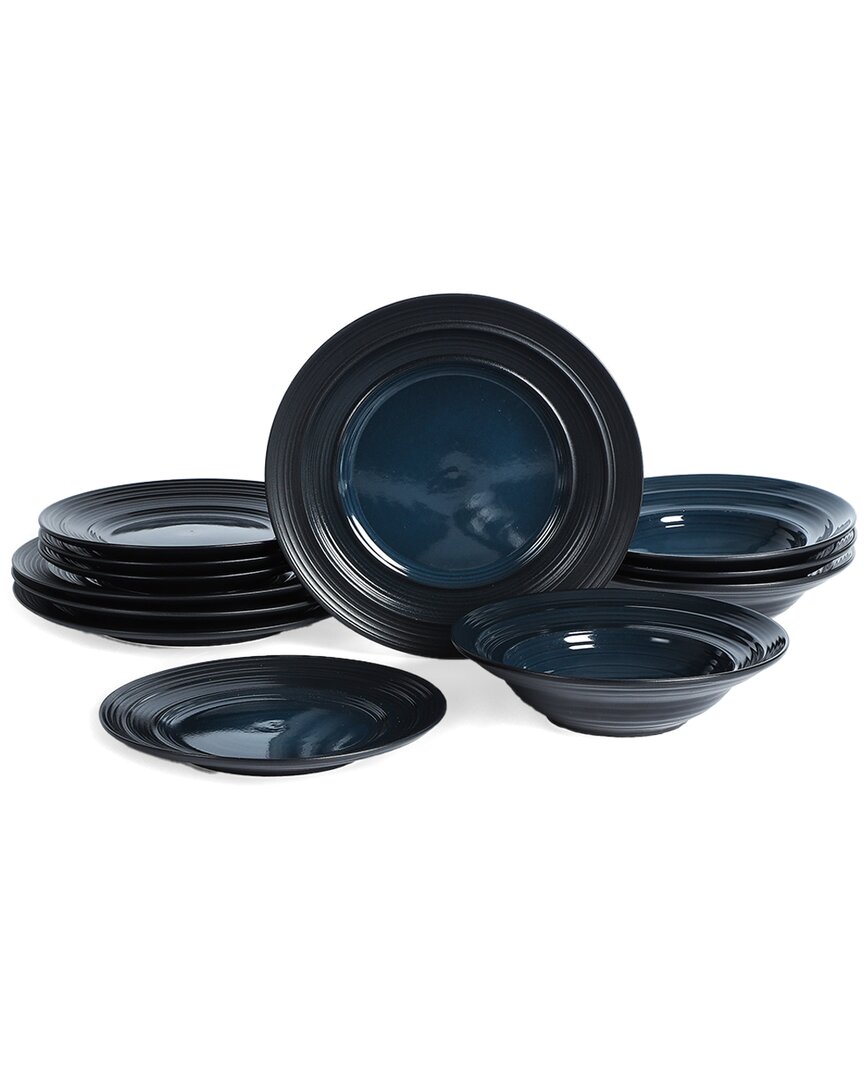 Earth & Clay Celeste 12pc Stoneware Dinnerware Set