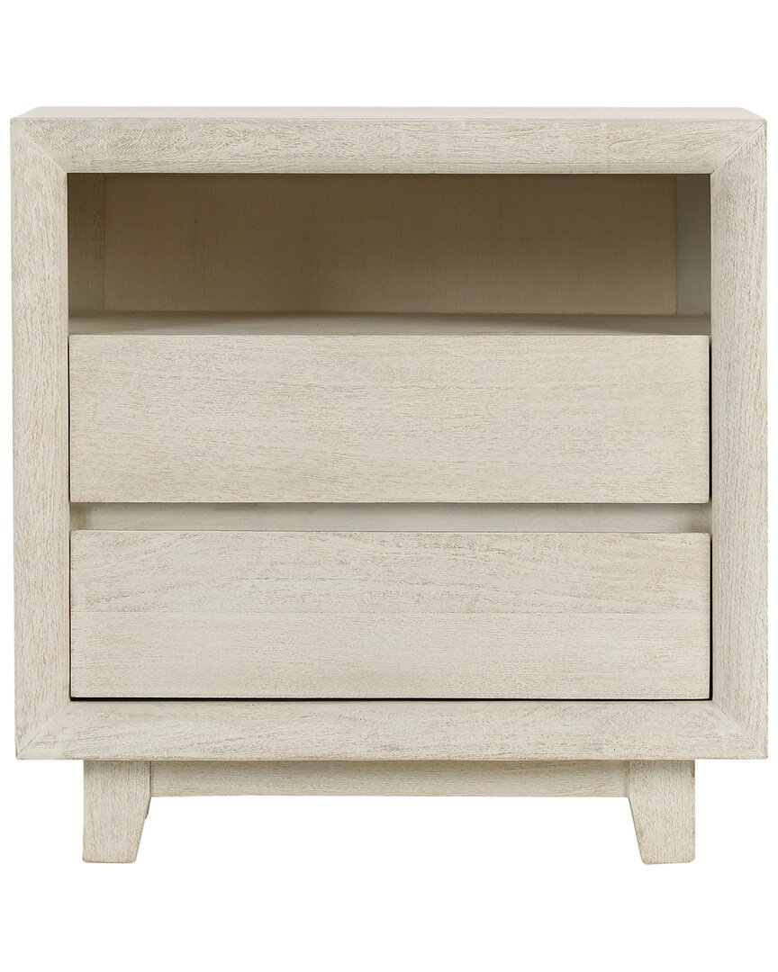 Classic Home Reece 2-drawer Modern Mango Wood Nightstand In Brown