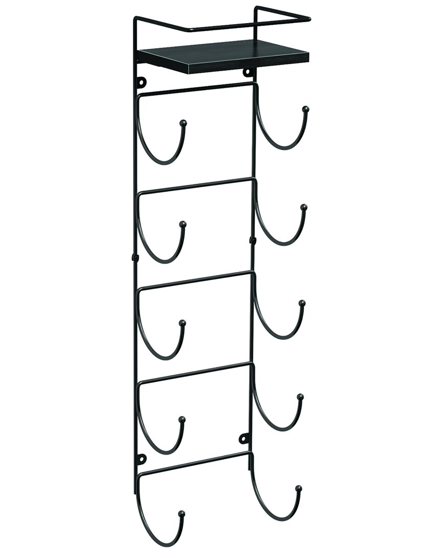 Sorbus Wall Mounted Towel Rack With Shelf