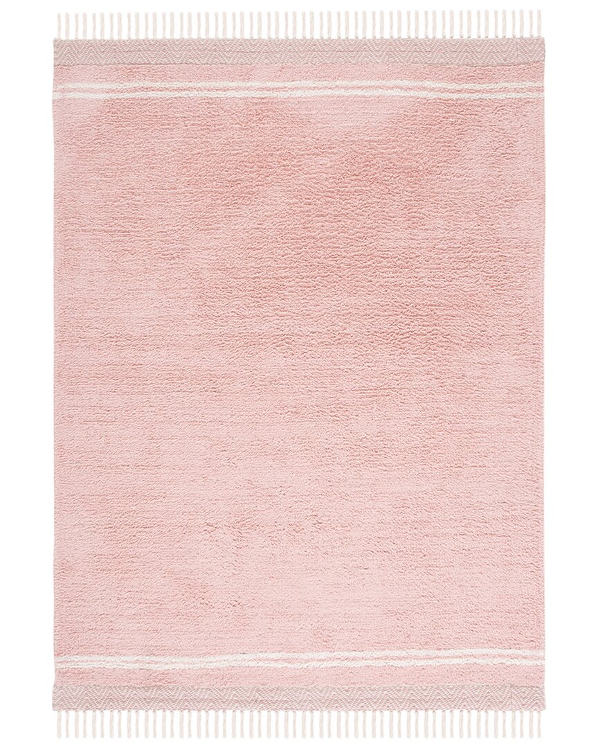 Safavieh Easy Care Cotton Rug In Pink