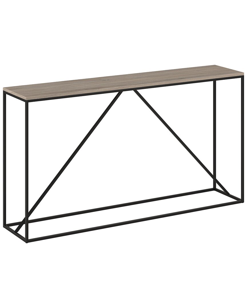 Abraham + Ivy Nia 55in Rectangular Console Table In Black