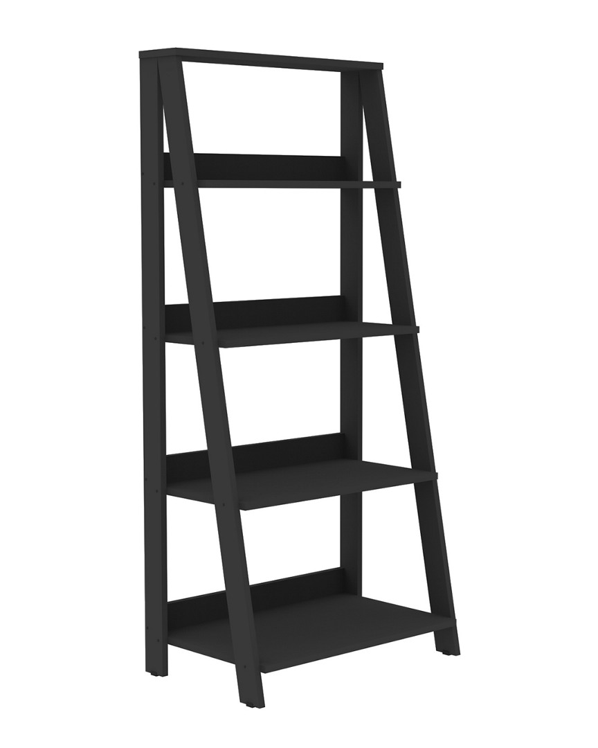 Hewson 55in Modern Wood Ladder Bookcase