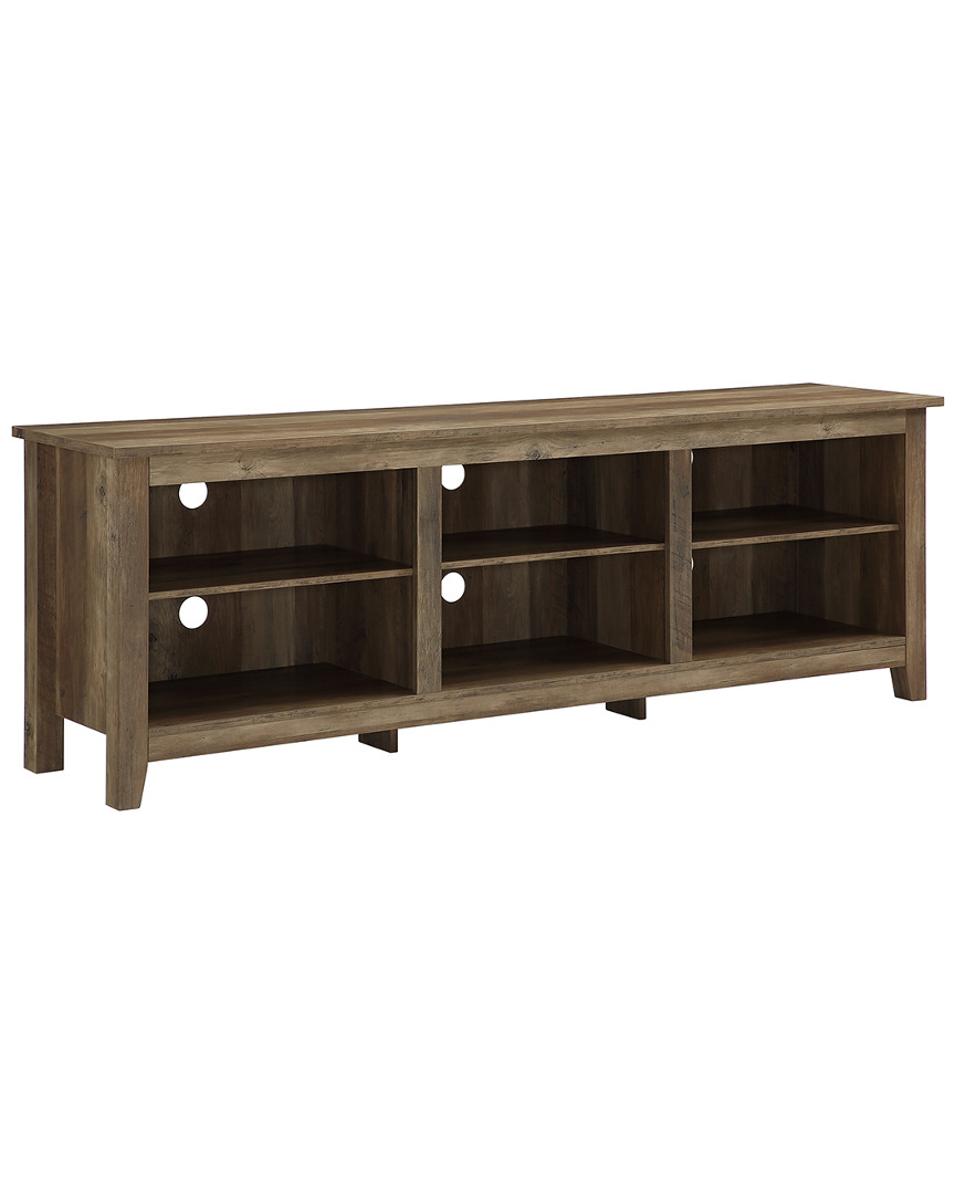 Hewson 70in Rustic Wood Tv Stand