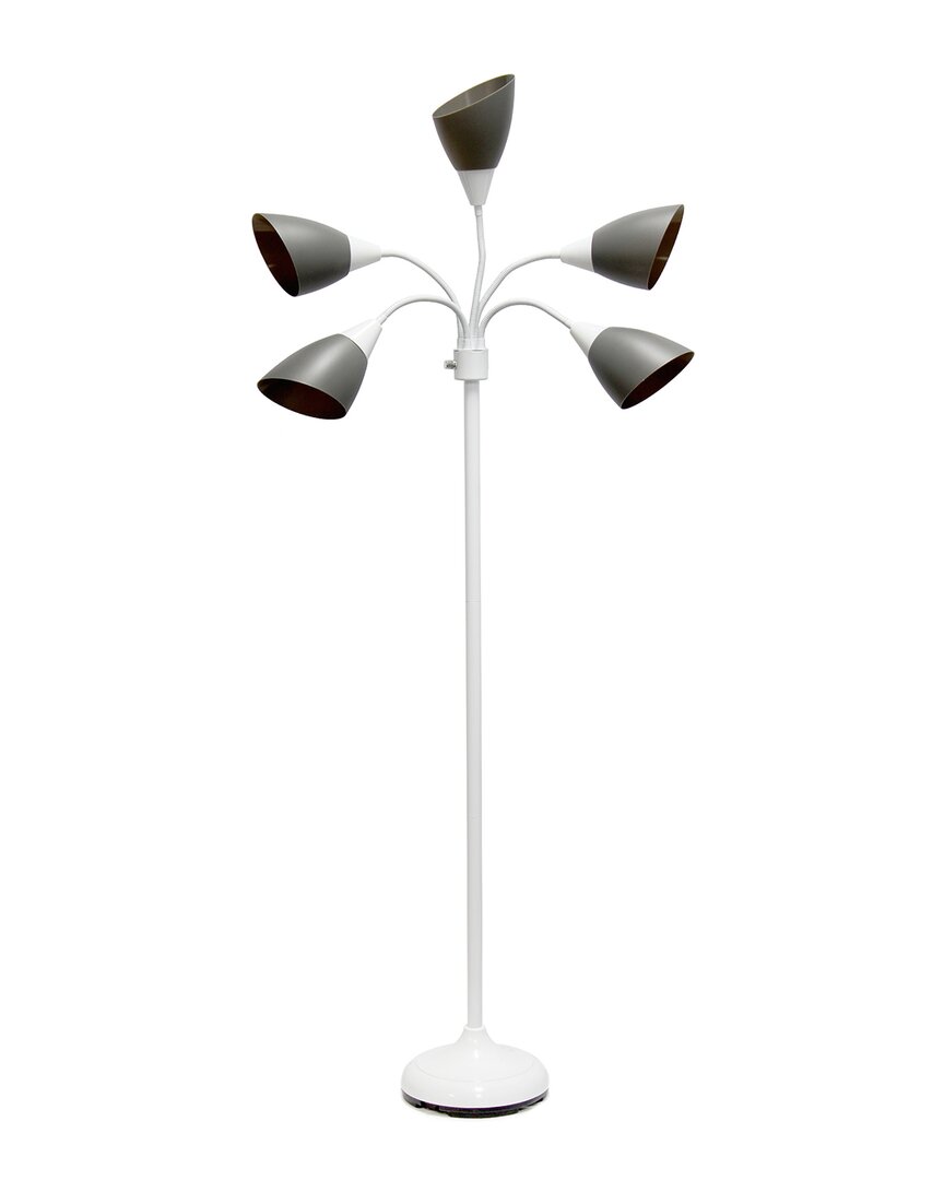 Lalia Home 5-light Adjustable Gooseneck Floor Lamp