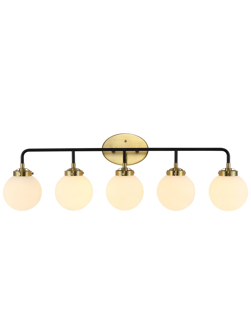 Jonathan Y Caleb Vanity Light In Black