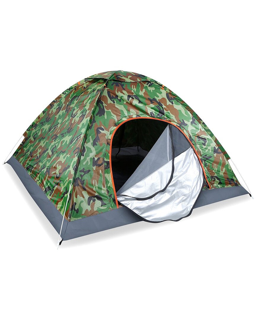 Fresh Fab Finds 4 Person Camo Waterproof Pop Up Tent