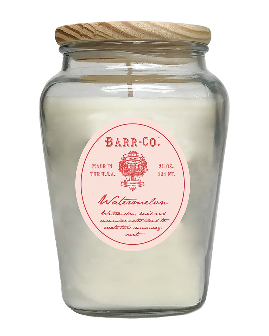 Barr-co. Watermelon Vase Candle No Color No Color In Transparent