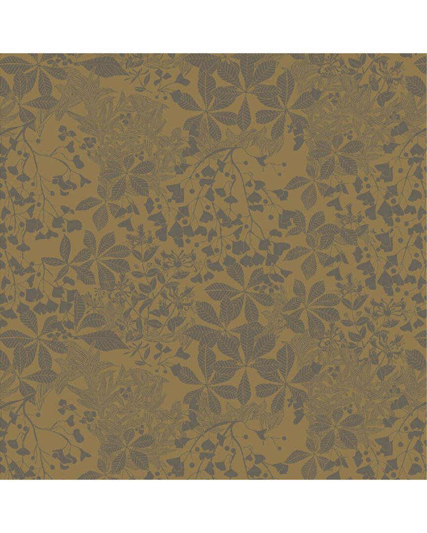 Garnier Thiebaut Super Nature Or Pale French Tablecloth In Multi