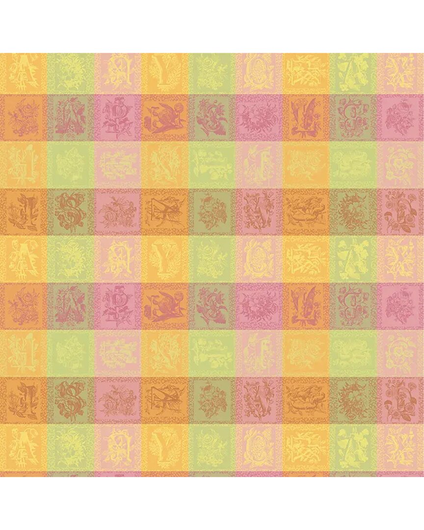 Garnier Thiebaut Mille Abecedaire Chatoyant Round French Tablecloth