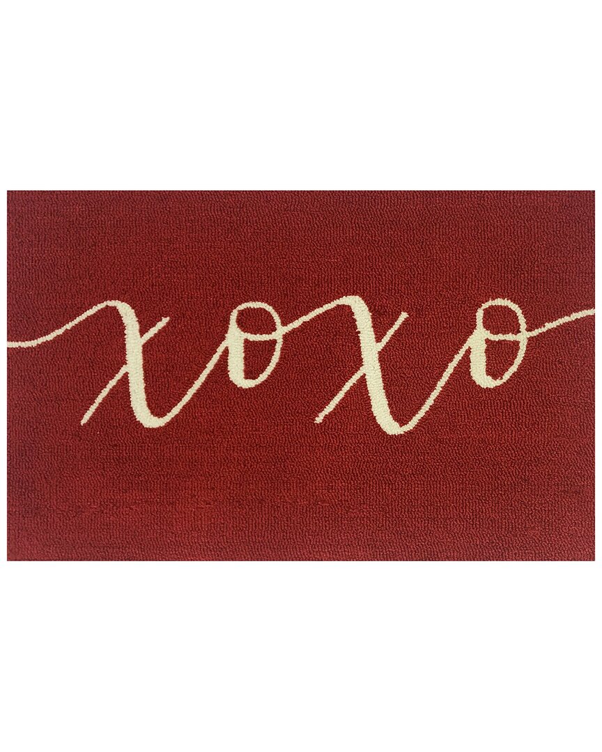 The Rug Market Xoxo 30x48in Doormat In Red