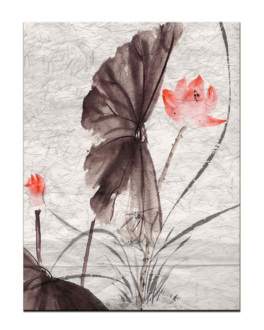 Ready2hangart Painted Petals Xi Wrapped Canvas Wall Art By Tristan Scott