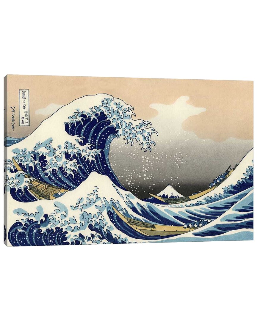 Icanvas The Great Wave At Kanagawa, 1829 By Katsushika Hokusai Wall Art