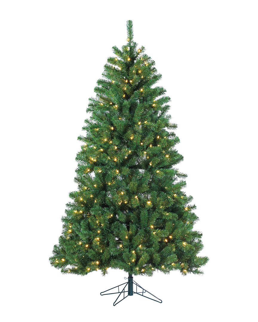 Sterling Tree Company 7ft Pre-lit Montana Pine In Green