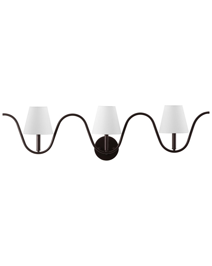 Safavieh Rylie 3-light 46.5in Wall Sconce In Black