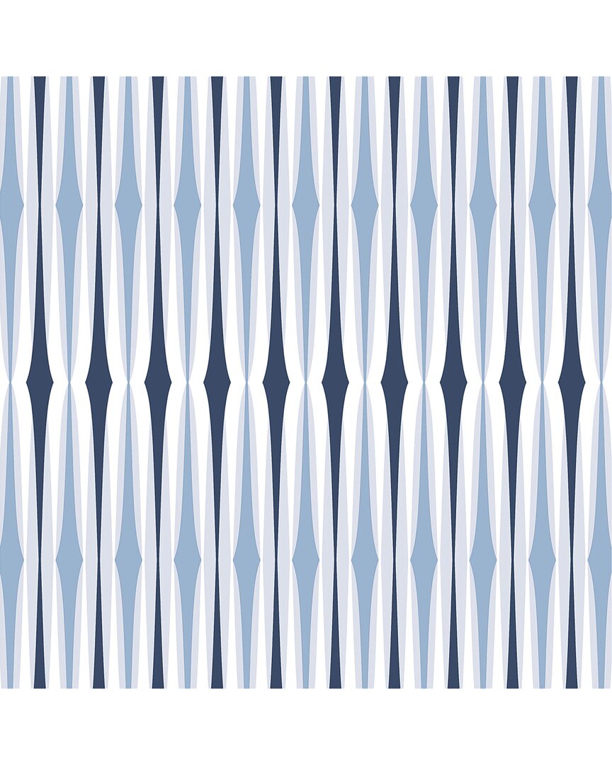 Manhattan Comfort Wallpaper In Blue