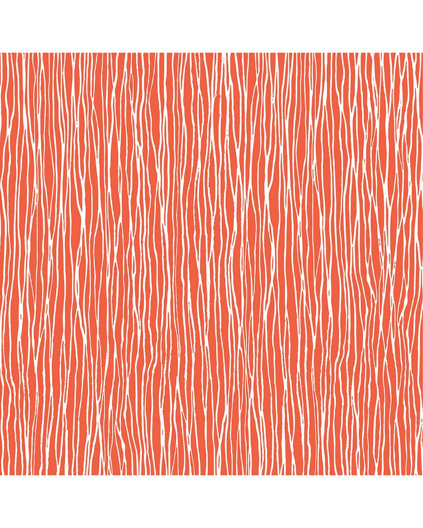 Manhattan Comfort Wallpaper In Orange