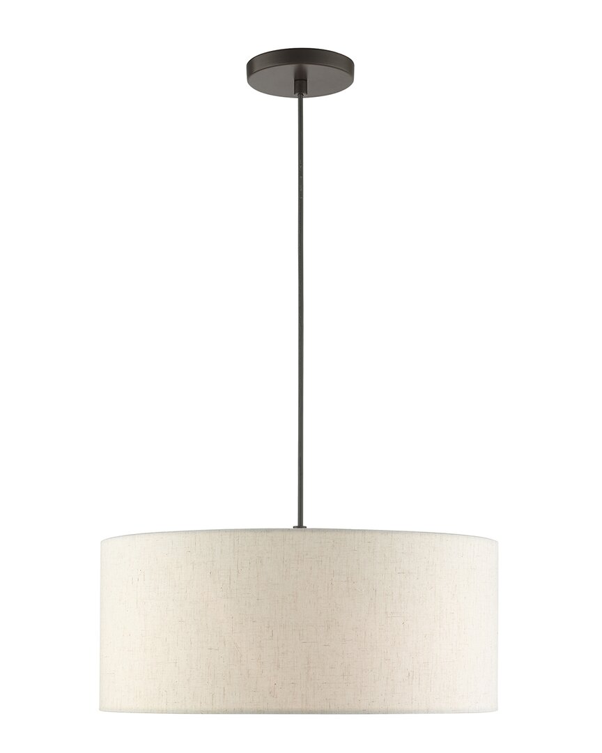 Livex Lighting 3-light English Drum Pendant