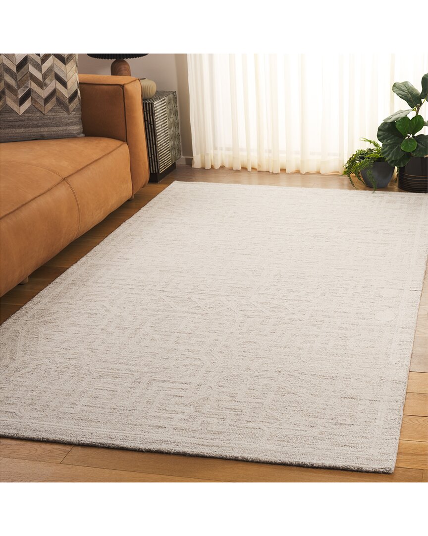 Safavieh Abstract Desert Dune Hand-tufted Wool Rug In Neutral
