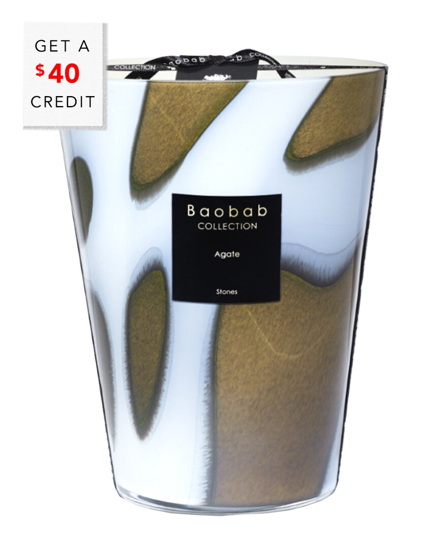 Baobab Collection Agate Stones Candle With $40 Credit