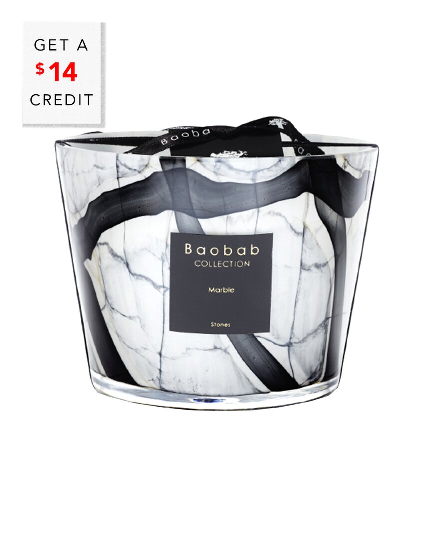 Baobab Collection Marble Stones Candle With $14 Credit