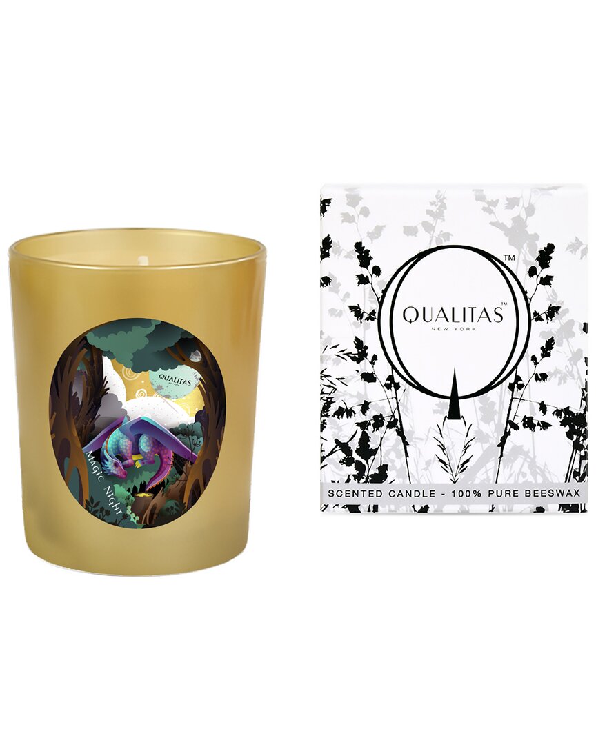 Qualitas Candles Magic Night Candle In Gold