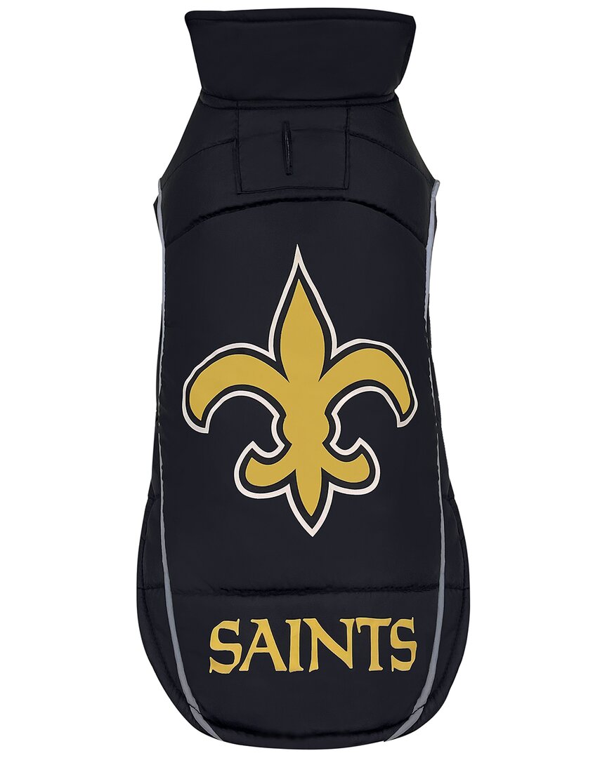 Shop Pets First Nfl Saints Puffer Vest In Multi