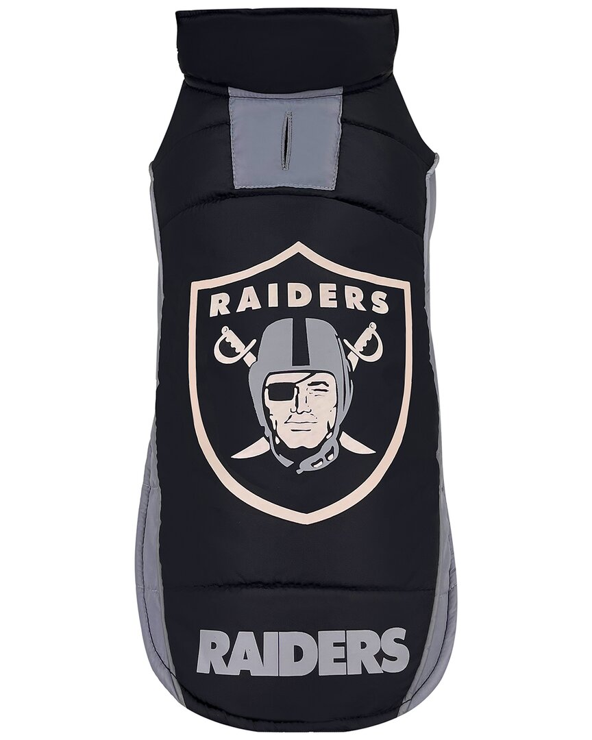 Pets First Nfl Raiders Puffer Vest In Multi