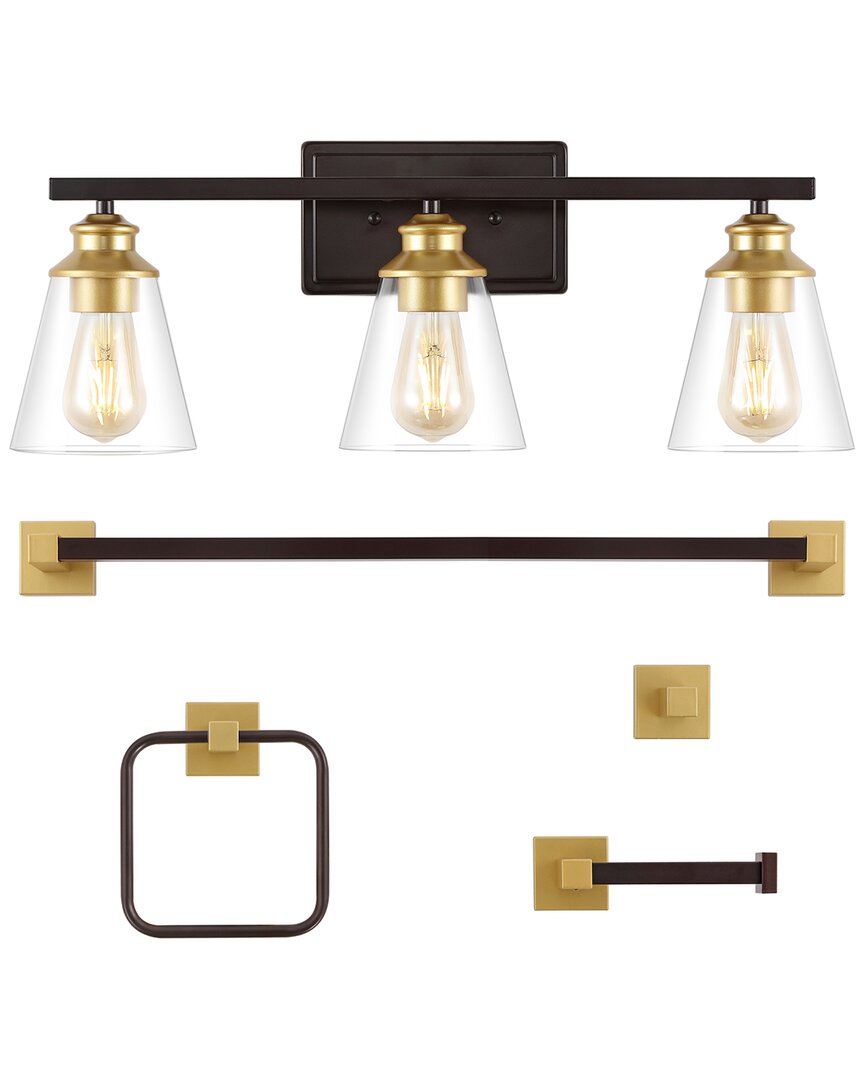 Jonathan Y Arlo Vanity Light Set In Multi