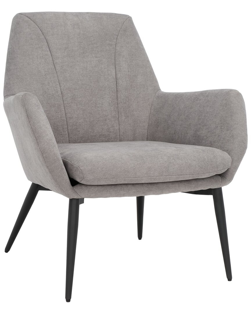 Shop Safavieh Auggie Arm Chair In Gray