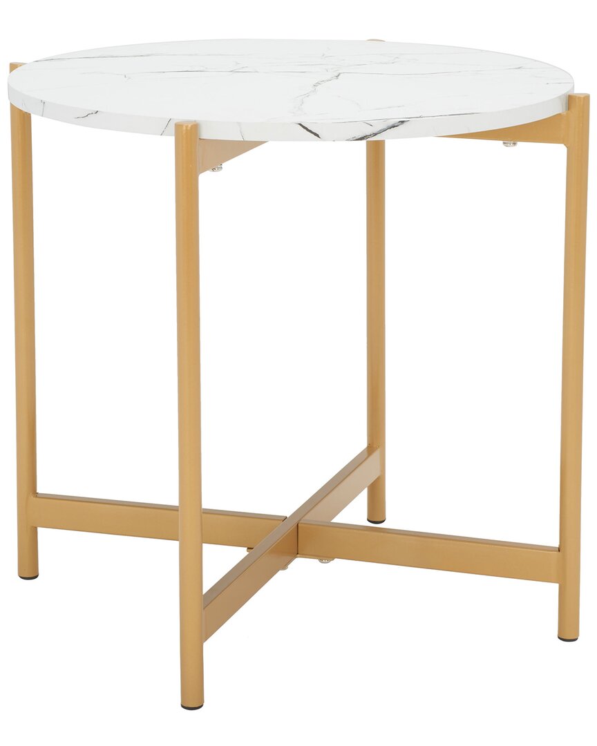 Safavieh Calina Accent Table In White