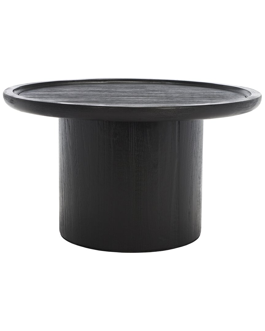 Safavieh Devin Round Coffee Table In Black