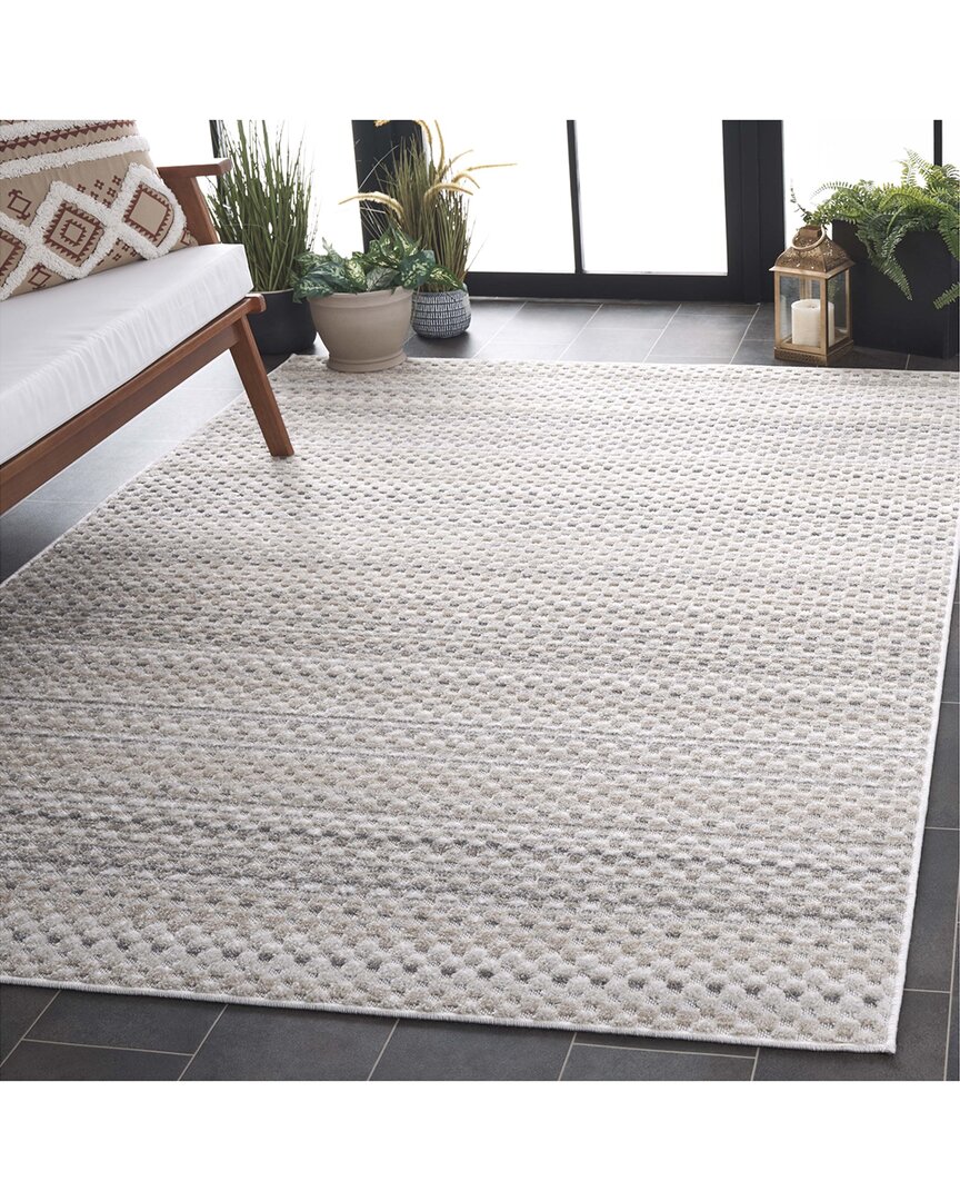 Safavieh Stella Meldra Power-loomed Indoor/outdoor Rug In Gray