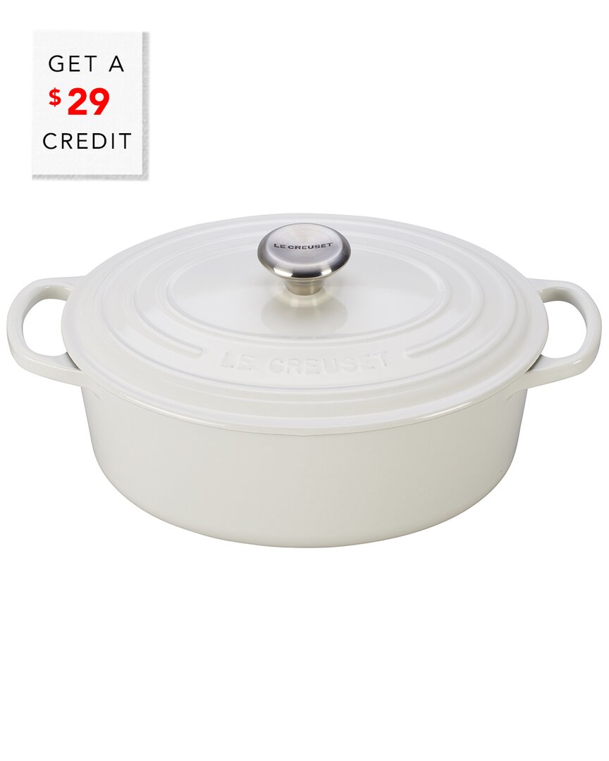 Le Creuset 2.75-qt Signature Oval Dutch Oven With $29 Credit