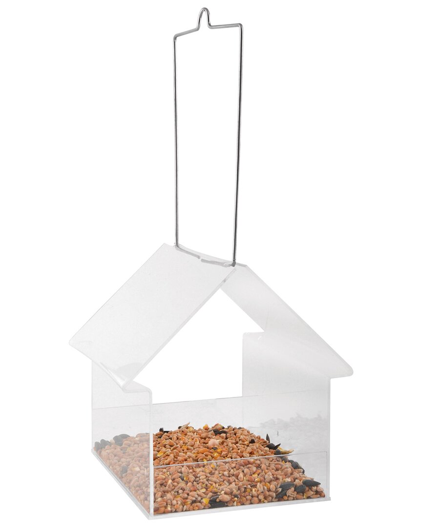 Esschert Design Usa Acrylic Hanging Bird Table House