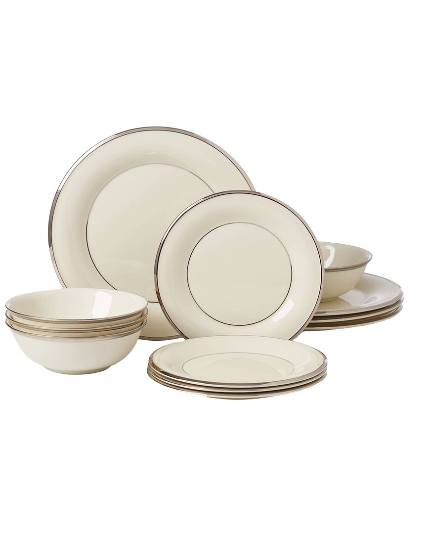 Lenox Eternal 12pc Dinnerware Set