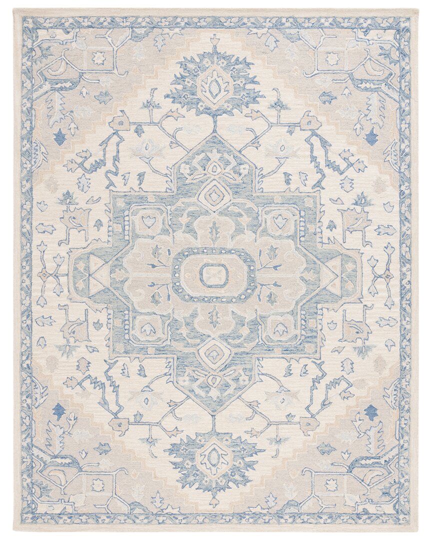 Ralph Lauren Lauren Percy Hand Tufted Wool-blend Rug In Ivory