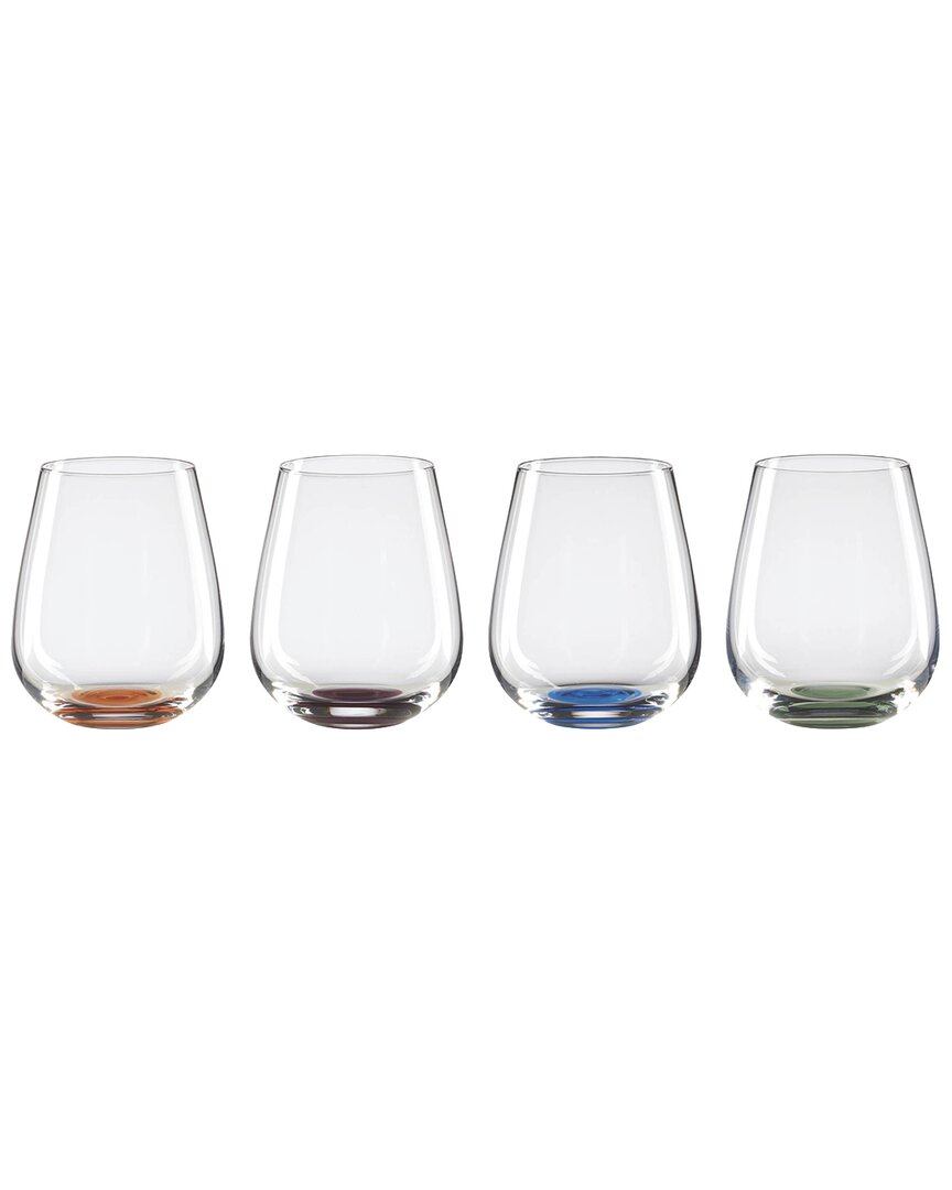 Shop Oneida Set Of 4 Bottoms Up Stemless Wine Glasses